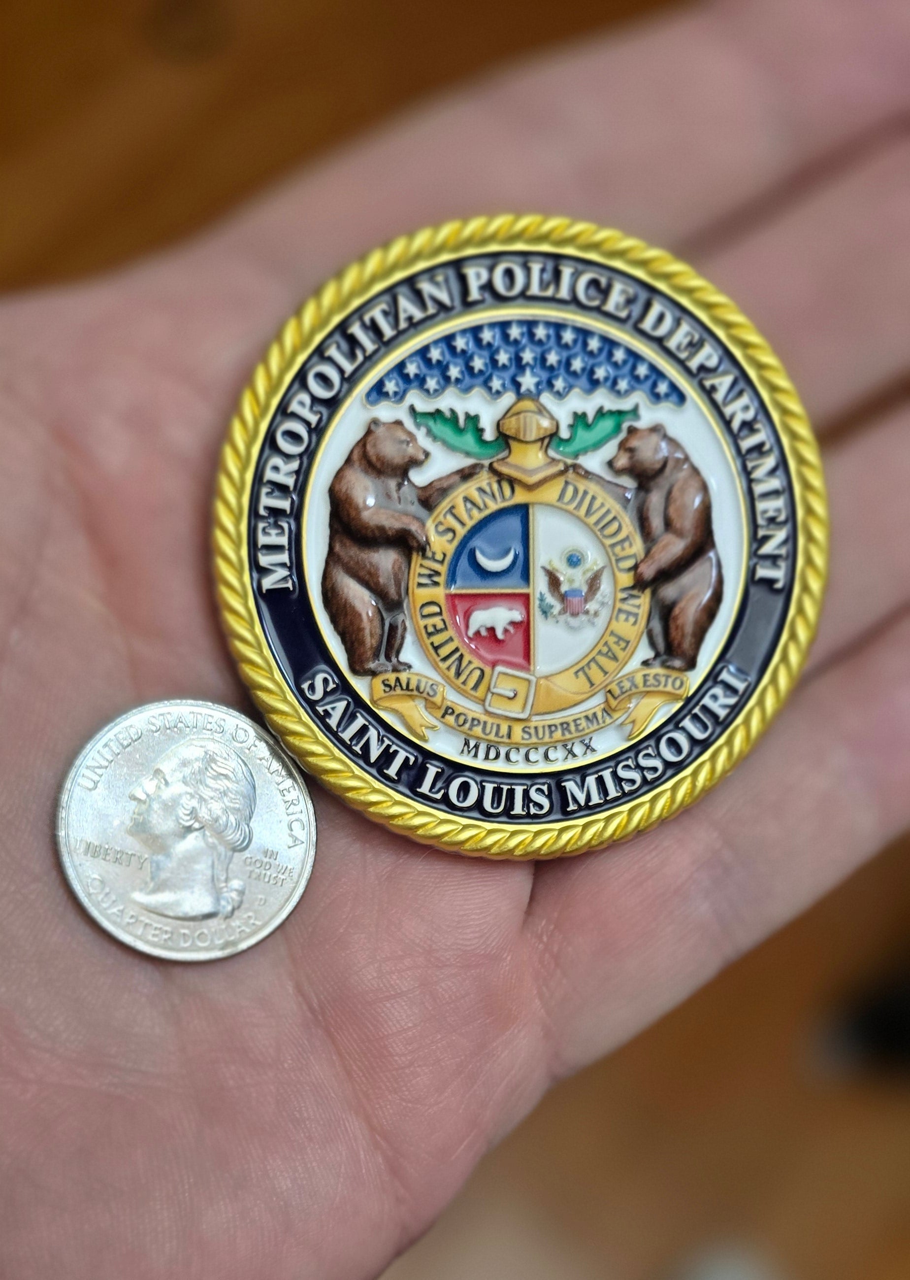 2026 SLMPD PO Coin 2.25 inches HEAVY